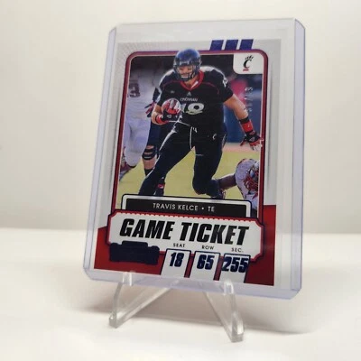 2021 Panini Contenders Draft Picks Travis Kelce Game Ticket Foil /99 Chiefs #28 - Image 1 of 2