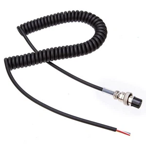 8Pin Speaker Microphone Cable For Alinco Radio EMS-57 EMS-53 DR620 DR435 Part - Zdjęcie 1 z 3