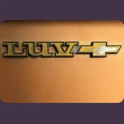 Chevy LUV Badge Image/Photo Sign ***Classic Car Tin Sign*** 8" x 12" - Image 1 of 2