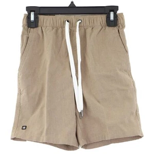 Micros Boy's Pull On Cotton Blend Shorts, size Small (7/8), Khaki - Picture 1 of 3