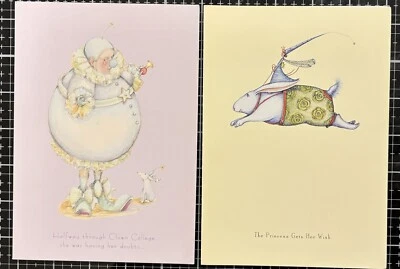 PATIENCE BREWSTER GREETING CARDS LOT Rare clown college princess wish get yours - Image 1 of 3
