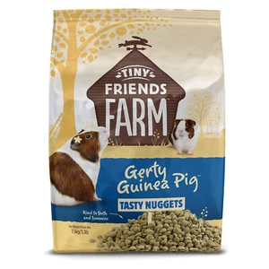 Gerty Guinea Pig Food Tasty Nuggets 1.5kg TINY FRIENDS FARM Small Animal Feed - Picture 1 of 2