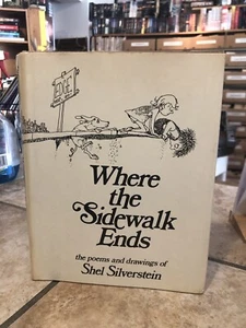 Where The Sidewalk Ends TRUE First Edition 1st Printing Shel Silverstein 1974 - Picture 1 of 5