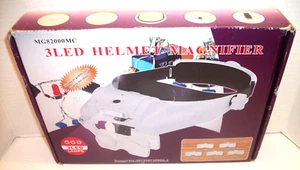 Lupa casco 3 LED - Imagen 1 de 2