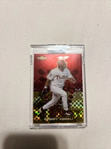 Topps Finest 2004 sin circular Gold Xfractor/139! Bobby Abreu Phillies raro - Imagen 1 de 2