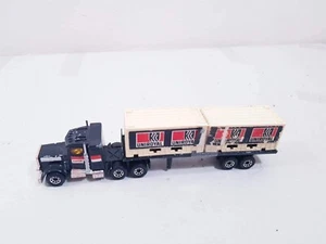 Vintage Matchbox Peterbilt Uniroyal Lorry + Trailer + Containers - Picture 1 of 12