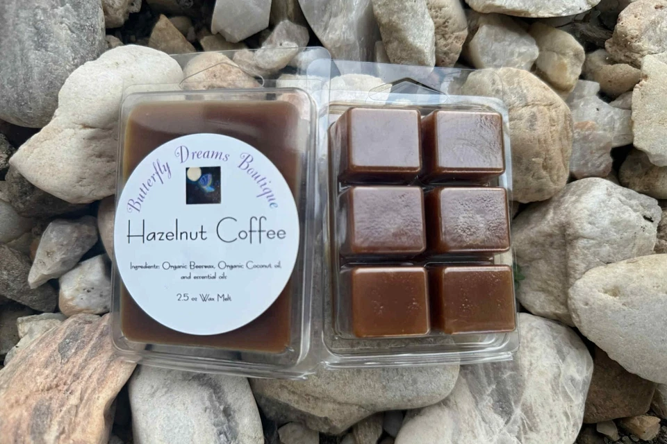 Homemade Refreshing Coffee Shop & Tea Scented 2.5 oz Organic Beeswax wax melts - Image 1 of 4