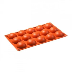 Muffinform Halbkugel 15er Pavoni Muffinform Backform Kuchen Backen Minimuffin - Bild 1 von 2