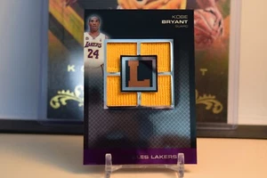 2007 TOPPS LETTERMAN KOBE BRYANT QUAD AUTH RELICS #QP-KB #'d 1/9 Super Rare! - Picture 1 of 11
