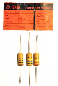 2 RARE 2W ISKRA RESISTOR 1K 2.7K 22K 47K 82K 330K 820K 1 Meg Marshall Dumble 1M - Picture 1 of 1