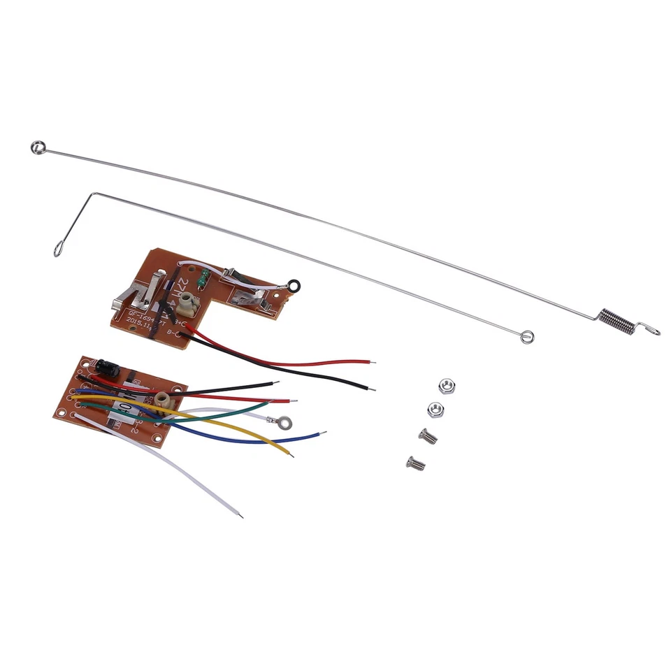 1 Set 4CH 40MHZ Remote Transmitter & Receiver Board with Antenna for DIY RC3014 - Image 1 of 4