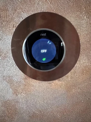 Nest Learning Thermostat 2nd Gen - Stainless Steel T200477W & wireless receiver - Image 1 of 4