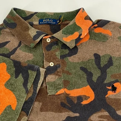 Polo Ralph Lauren Polo Shirt Mens 2XLT Camo Print Short Sleeve Classic Fit - Image 1 of 4