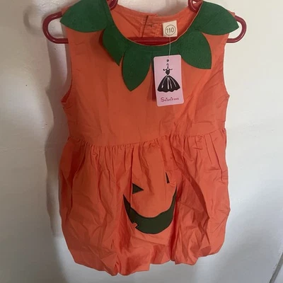 Pumpkin kids dress costume size 110cm - Image 1 of 3