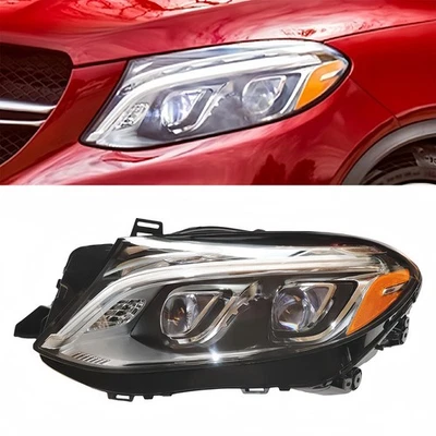 Faro conductor izquierdo LED MERCEDES-BENZ GLE350 W166 - para 2016 2017 2018 2019 Foto 1 de 4