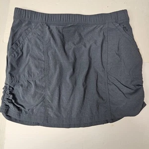 PRANA Koen Skort Rock Damen M steinblau Tunnelzug Taille Stretch Athleisure - Bild 1 von 10