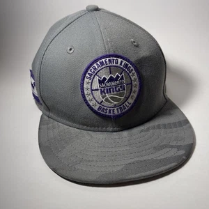 New Era NBA Sacramento Kings 2018 Tip Off Gray 9Fifty Snapback Hat Youth - Picture 1 of 8