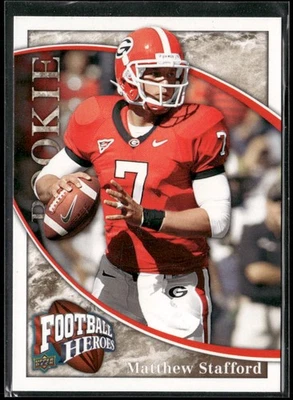 2009 Upper Deck Heroes #117 Matthew Stafford RC - Image 1 of 2