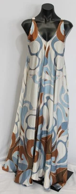 Maxi Vestido para Mujer Misa Notta Cuello en V Satén LB3 The Swans Talla XS/S Foto 1 de 4