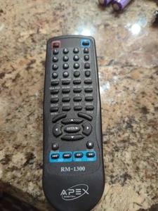 Mando a distancia original Apex modelo RM-1300 para reproductor de DVD RM-1200 AD-1500 probado - Imagen 1 de 5