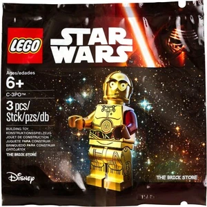 LEGO STAR WARS - DARK RED ARM C-3PO POLYBAG FIGURE - FAST + GIFT - 2015 - NEW - Picture 1 of 1