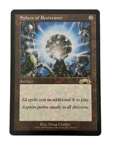 MTG Sphere of Resistance Exodus 139/143 Regular Rare - Picture 1 of 2