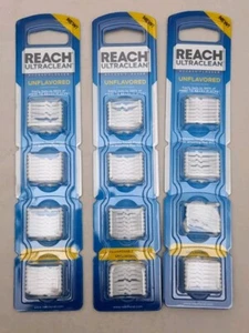 Lot of 3 ~Reach Ultra Clean Access Flosser Refill Pack Unflavored (28 Count x 3) - Picture 1 of 8