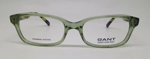 GANT GA 4056 Transparent Green Havana 095 Plastic Eyeglasses Frame 52-17-135 RX - Picture 1 of 5