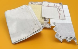 Vintage Set Of 6 Placemats And 4 Additional Doily Table Decorations - Picture 1 of 6