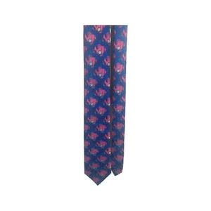 Pink by Thomas Pink Silk Tie Blue Pink Floral Poppy Pattern 8 cm width - Picture 1 of 5