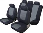 FOR TOYOTA AURIS AVENSIS VERSO AYGO CAMRY UNIVERSAL CAR SEAT covers Black/grey