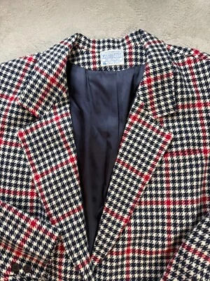 VTG 90s Pendleton Womens 100% Virgin Wool One Button Blazer Size 26W Made in USA - Image 1 of 4