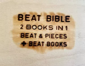 KEROUAC / GINSBERG - BEAT BIBLE 2 BOOKS IN 1 - LTD #645 - WOOD BOX W. 2 BOOKS. - Foto 1 di 23