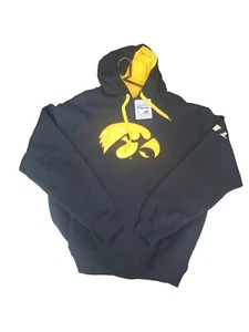 Iowa Hawkeyes XL Hoodie schwarz Vintage Stadium Leichtathletik Ärmel Logo NEU! 🖤💛🏈 - Bild 1 von 6