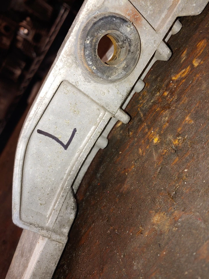 1983 1984 1985 Honda nighthawk 650SC left rear foot peg with exhaust bracket - Image 1 of 4