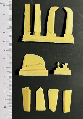 SKY MODELS 038 - ME 109 F/G/K CONTROL SURFACE (HASEGAWA) - 1/48 RESIN KIT - Immagine 1 di 3
