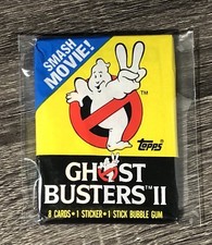 1989 Topps - Ghostbusters II/2 Unopened Wax Pack - Murray/Rick Moranis FREE SHIP