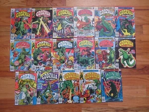 MARVEL COMICS GODZILLA KING OF THE MONSTERS 1-13, 20, 21, 23, 23 (17 ISSUES) - Picture 1 of 21