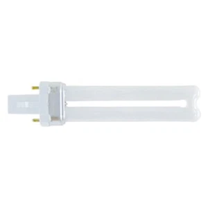 GE 97556 F7BX/835/ECO 7W Twin-Tube Compact Fluorescent Light Bulb 3500K 3 Pack - Picture 1 of 10