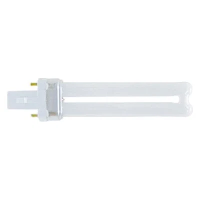 GE 97556 F7BX/835/ECO 7W Twin-Tube Compact Fluorescent Light Bulb 3500K 3 Pack - Image 1 of 4