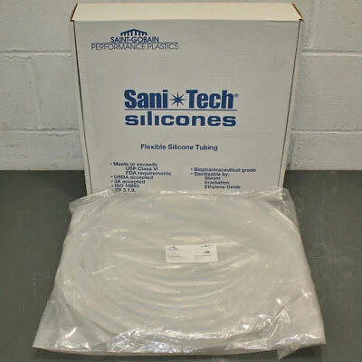 Sani-Tech Ultra Platinum Cured Silicone Tubing, 1" x 1-1/8" x 25ft, Bulk Hose - Image 1 of 4