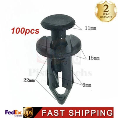 100pcs/set Fender Clips for HONDA Rancher 350 /400 /420 Rincon 650/ 680 TRX200 - Image 1 of 4