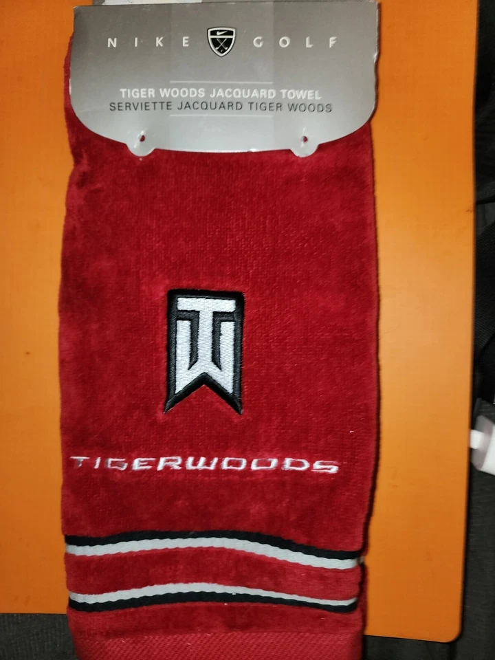 Rare Brand New Nike Golf  TIGER WOODS Golf Towel For US Open Pinehurst No.2 Fan - Image 1 of 1