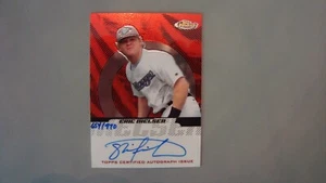 2005 Topps Finest Refractor Eric Nielsen 654/970 Autograph Toronto Blue Jays - Picture 1 of 4