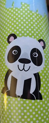 Baby Wrapping Paper Roll 225 Square Feet/30 Inch X 90 Feet/Panda,Lion,Chick USA - Image 1 of 4