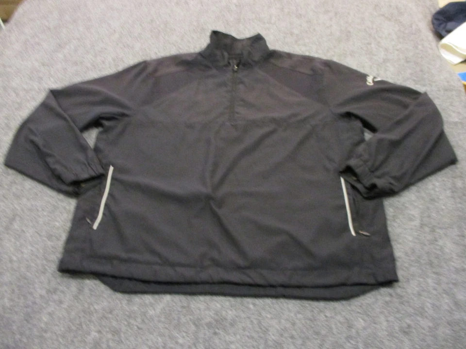 Chaqueta Callaway Para Hombre Extra Grande Negra Pullover Poliéster Manga Larga Golf Foto 1 de 4