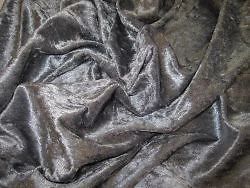 PANNESAMT Samt GRAU Stoffe Stoff METERWARE - Bild 1 von 1