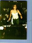 FOUND COLOR PHOTO T+1033 PRETTY WOMAN POSED AT BAR COUNTER