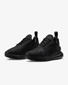 NEW WITHOUT BOX Nike Air Max 270 Triple Black Women's Size 8 - Picture 1 of 8