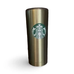 Starbucks Edelstahl Gold Becher mit Deckel 20 Oz - Bild 1 von 4